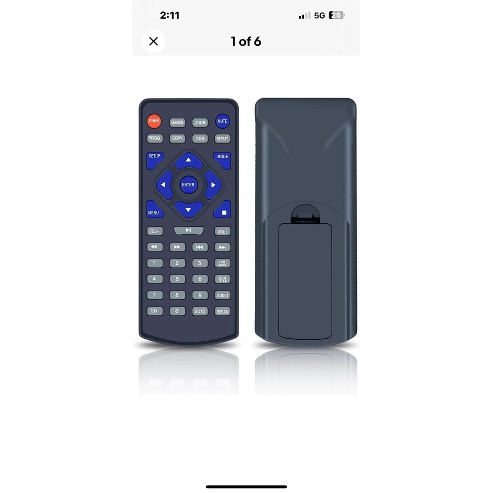 Remote Control‎ Compatible Trexonic TV , Apeman DVD, Potofo DVD player Tested